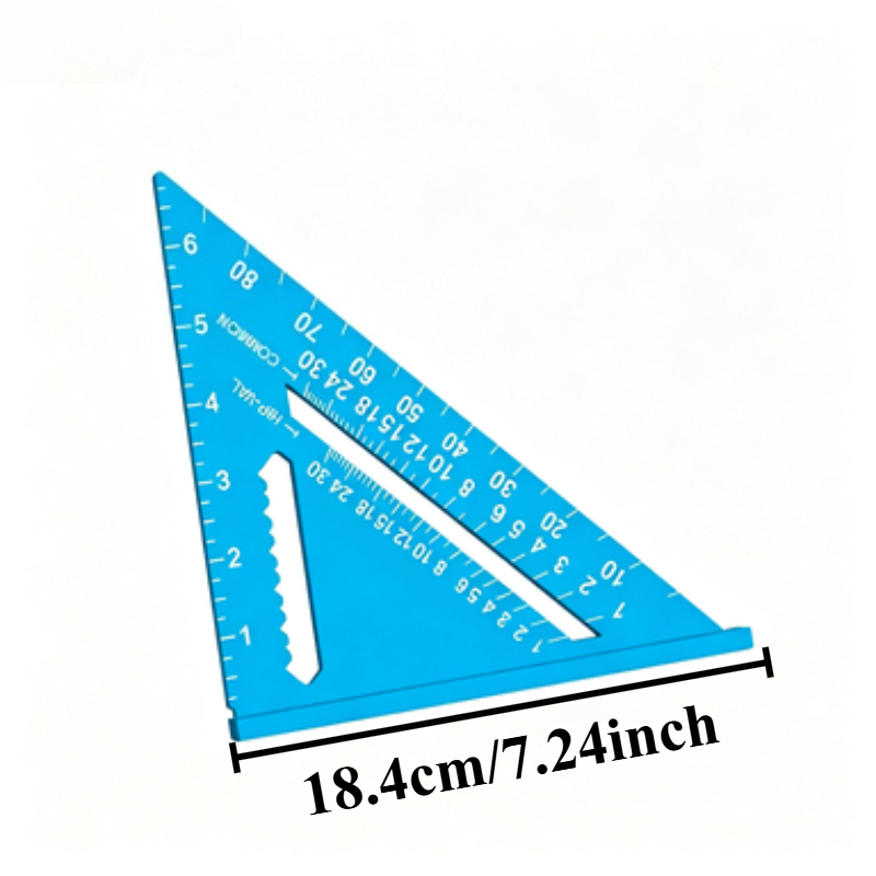 1Pc 7 Inch Speed Square Ruler, - Dovetail Marking Guide ulasan dan harga