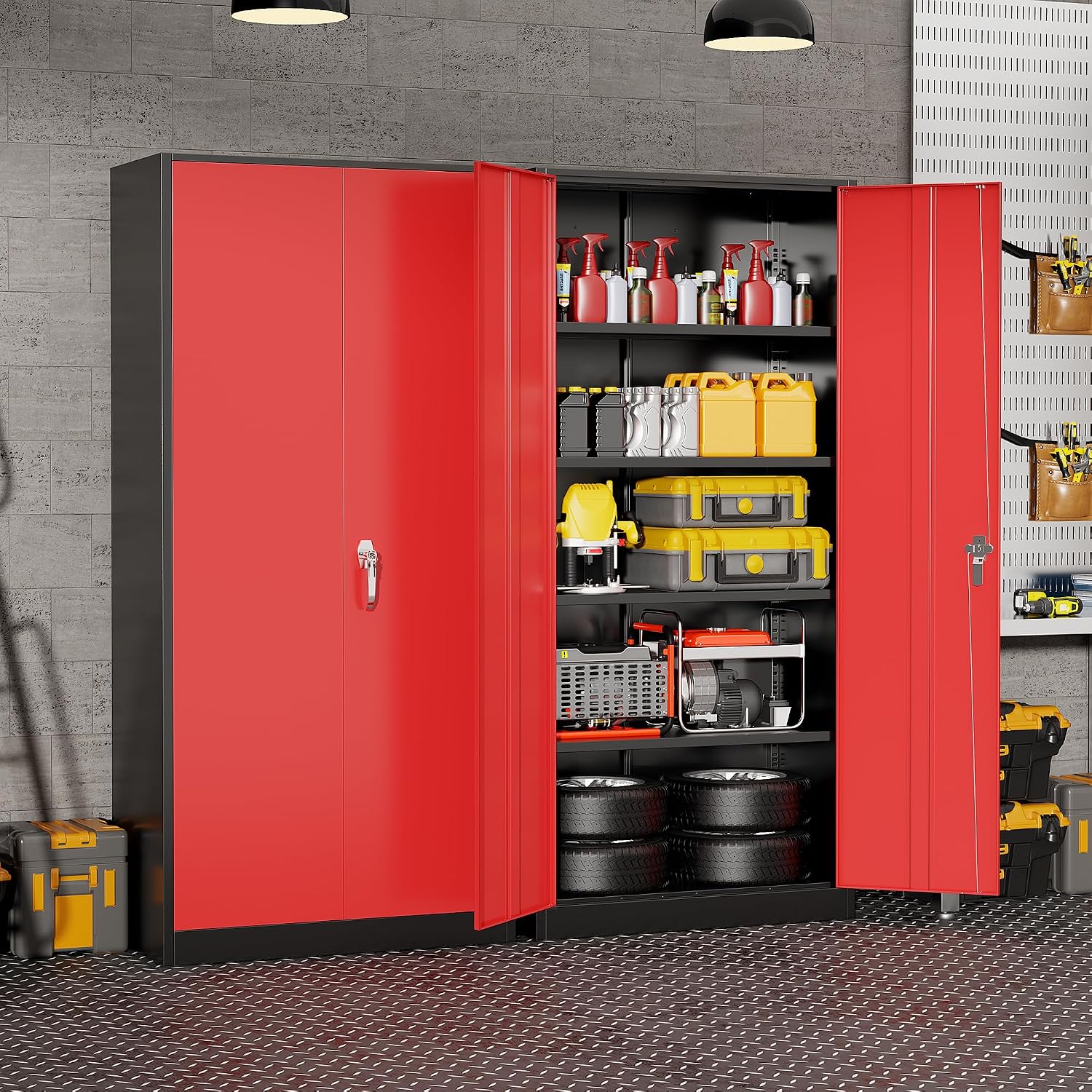 Heavy Duty Metal Garage Storag - Workshop Tools Storage ulasan dan harga