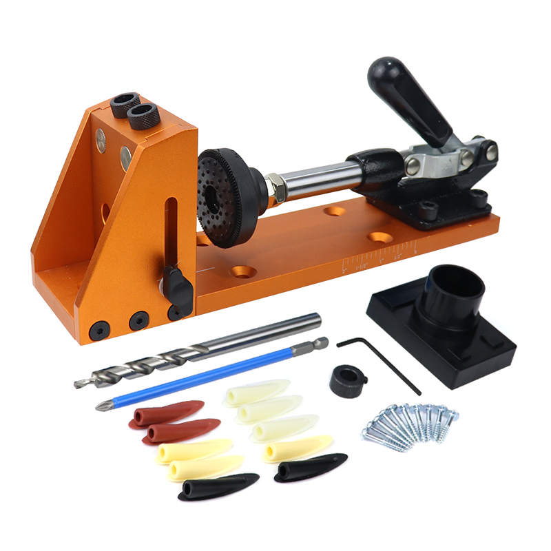 Woodworking Inclined Hole Dowe - Pocket Hole Jig ulasan dan harga