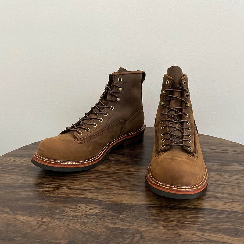 Vintage British Men Ankle Boot - Tools Work ulasan dan harga
