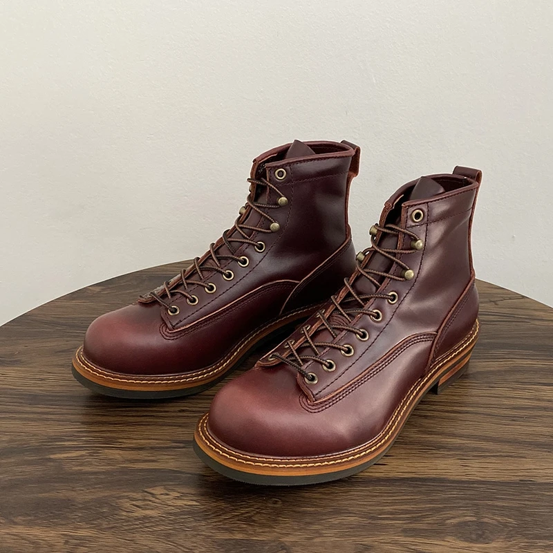Vintage British Men Ankle Boot - Tools Work ulasan dan harga