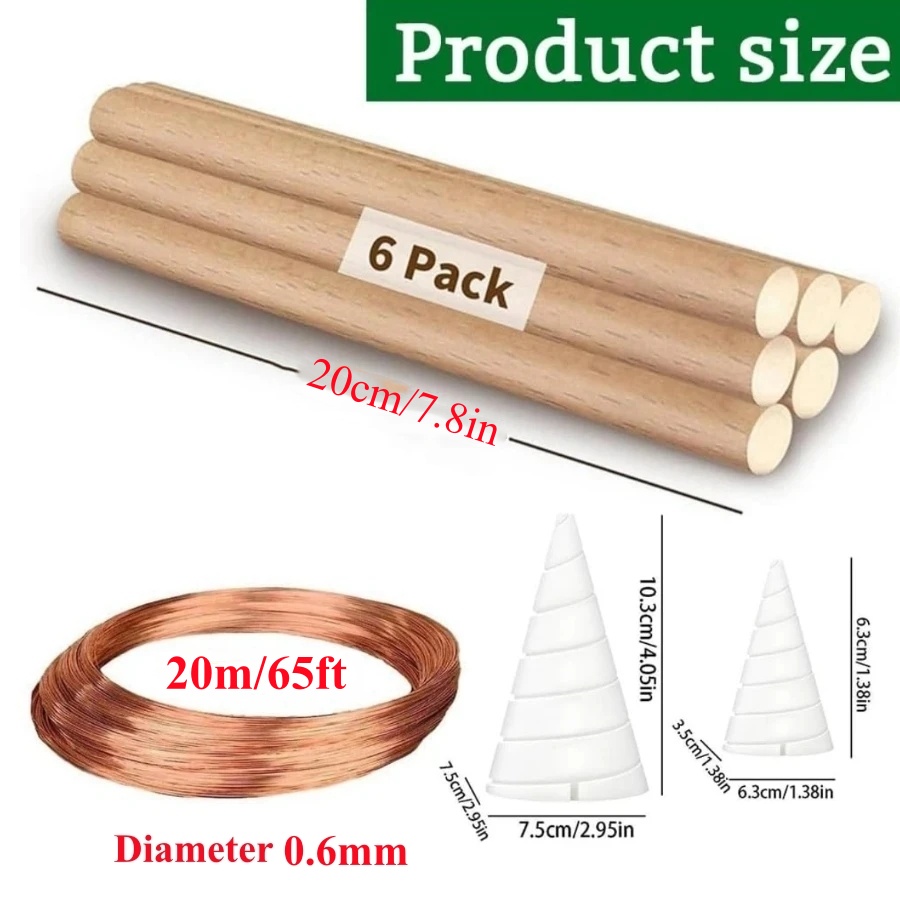 20m/65ft Electroculture Garden - Dowel Jig Kit ulasan dan harga