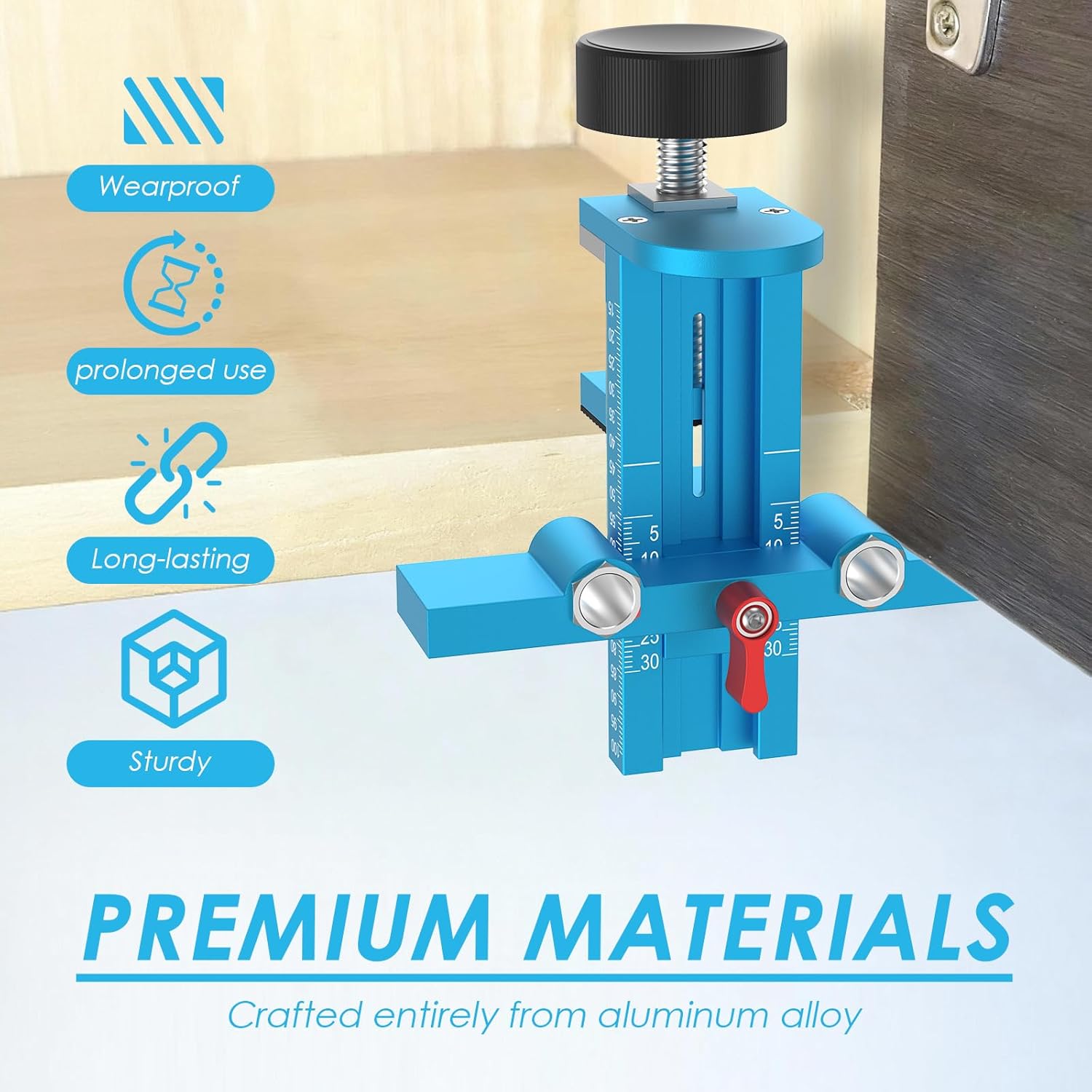 3 in 1 Cabinet Door Mounting J - Dowel Jig Kit ulasan dan harga