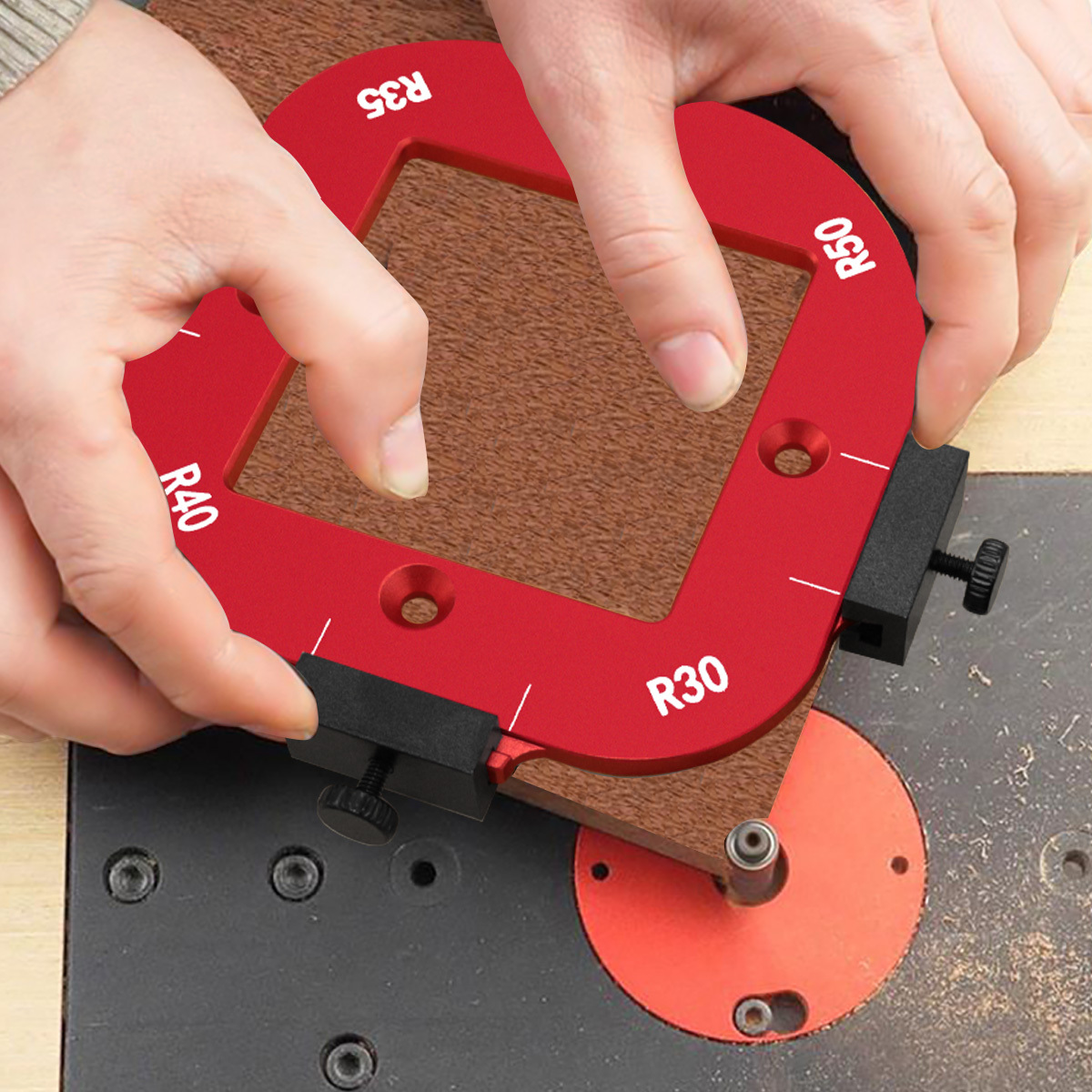 Aluminum round Corner Radius T - Dowel Jig Kit ulasan dan harga