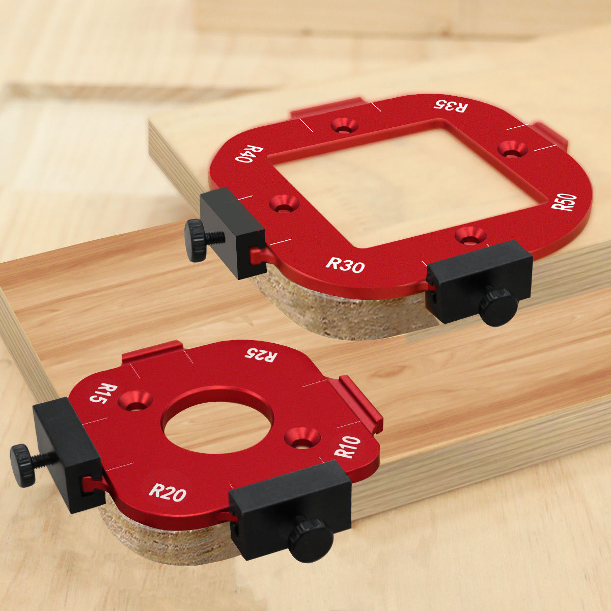 Aluminum round Corner Radius T - Dowel Jig Kit ulasan dan harga