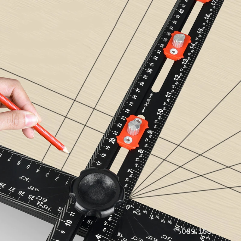 2 in 1 Drilling Positioning Ru - Dowel Jig Kit ulasan dan harga