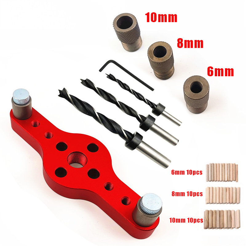6/8/10mm Alloy Vertical Pocket - Pocket Hole Jig ulasan dan harga