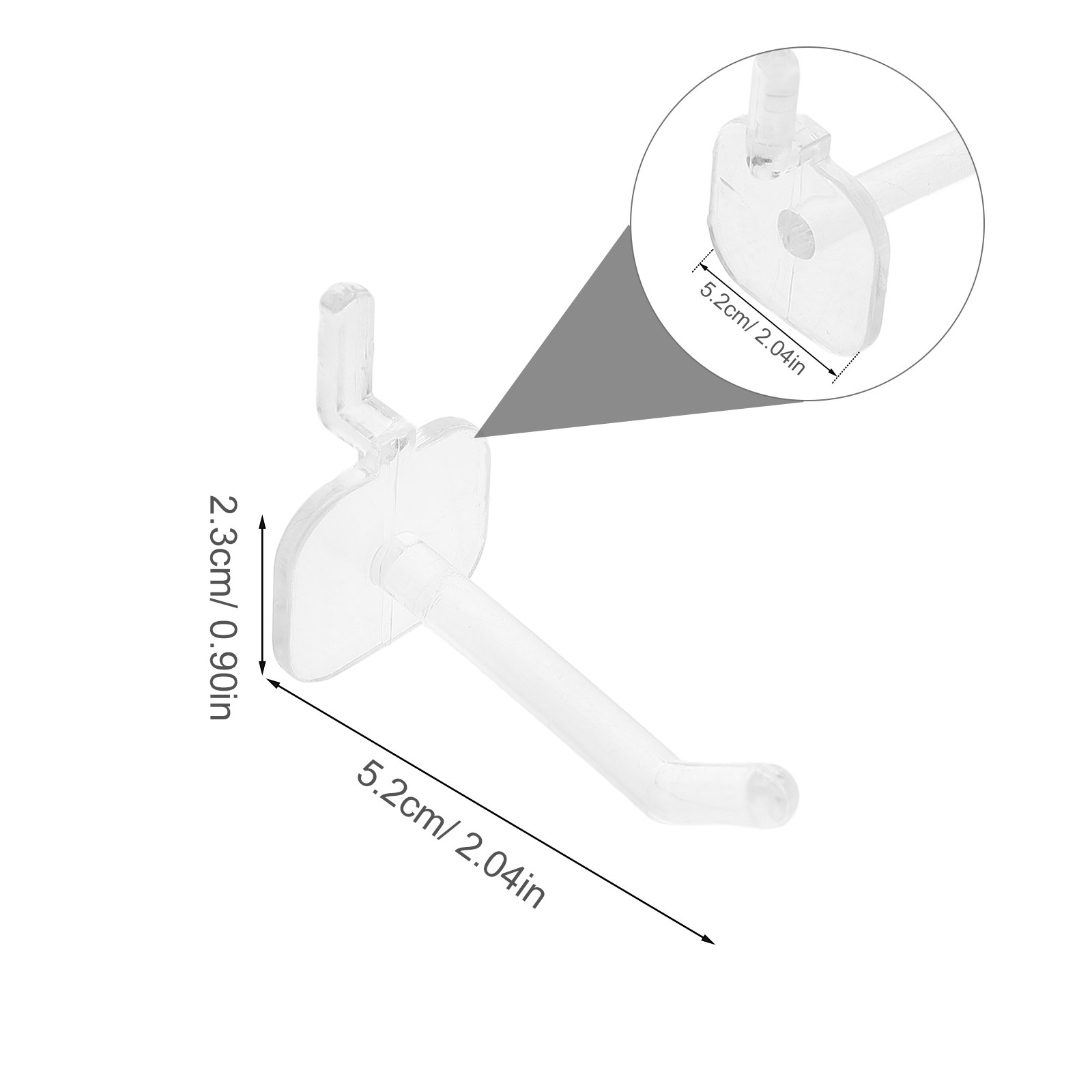50Pcs Clear Pegboard Plastic H - Workshop Tools.Hanging Board ulasan dan harga