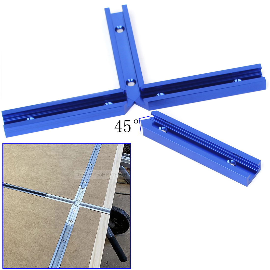 19mm T-Track Slot Miter Track  - Dowel Jig Kit ulasan dan harga