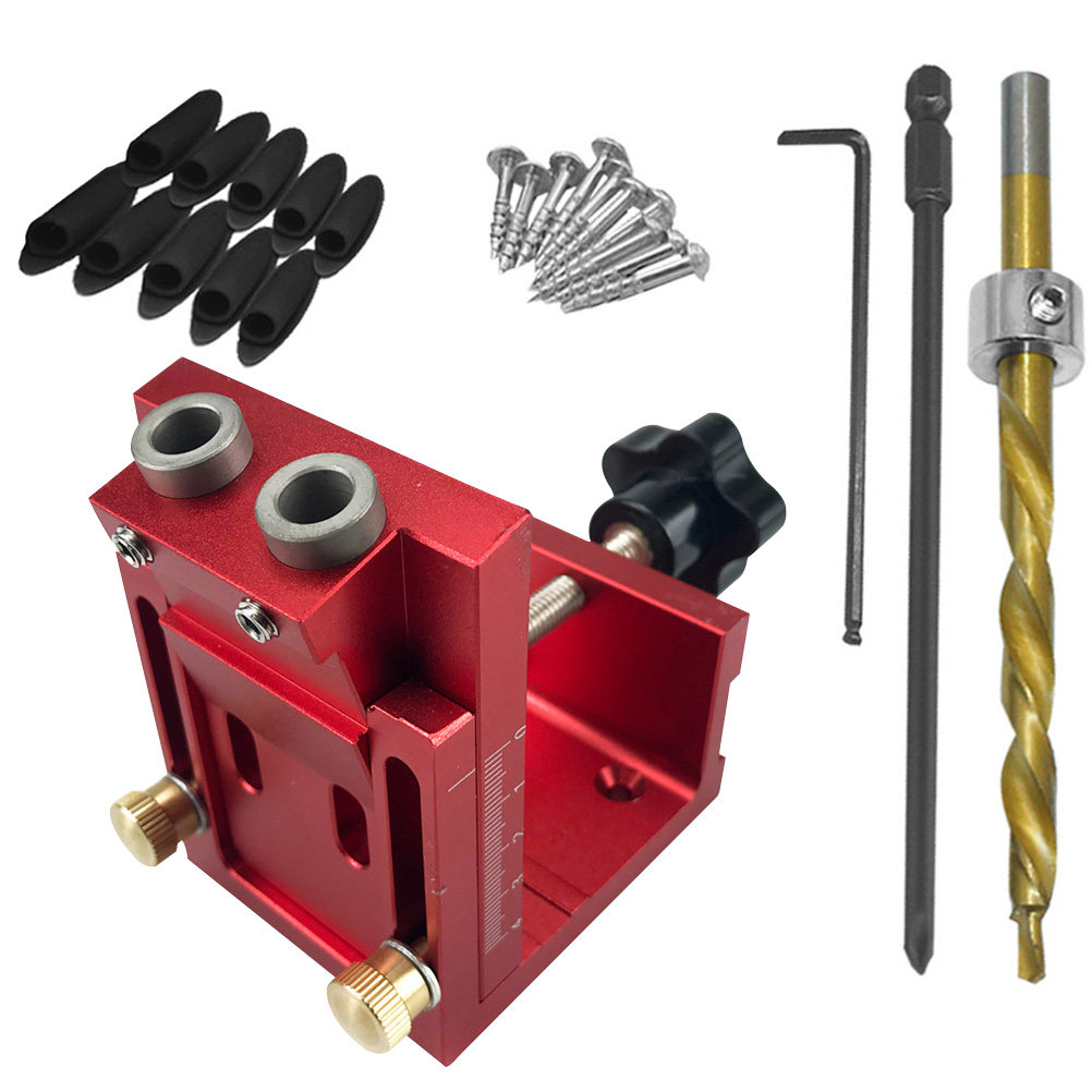 1Set Pocket Hole Wood Working  - Pocket Hole Jig ulasan dan harga