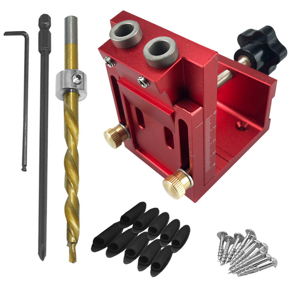 1Set Pocket Hole Wood Working  - Pocket Hole Jig ulasan dan harga