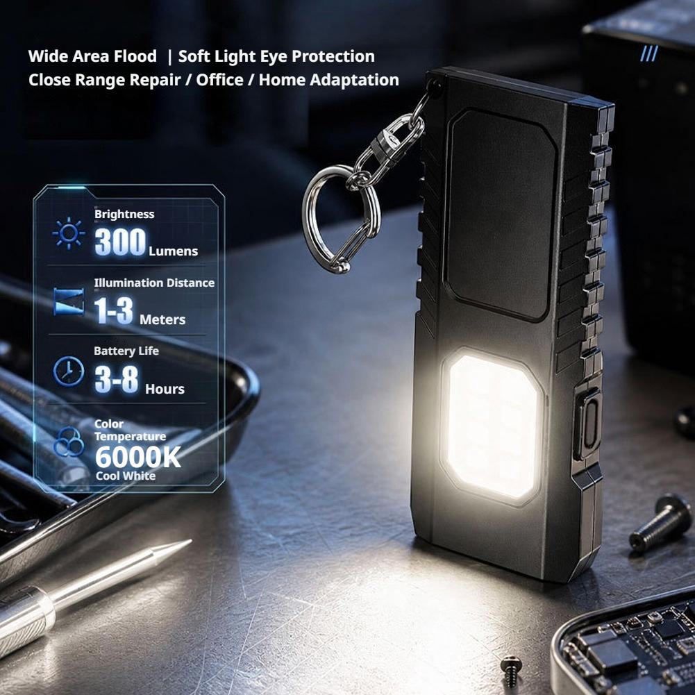 Mini Edc Keychain Flashlight U - Tools Work ulasan dan harga