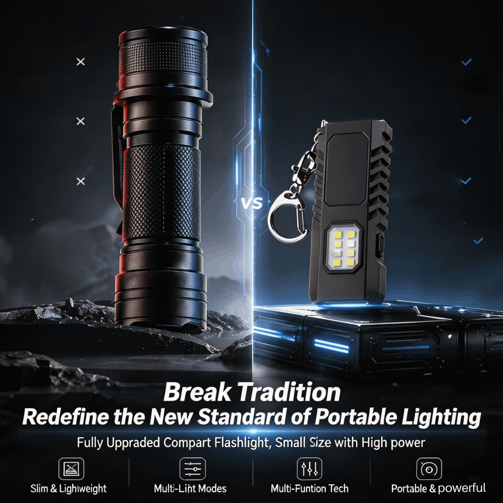Mini Edc Keychain Flashlight U - Tools Work ulasan dan harga